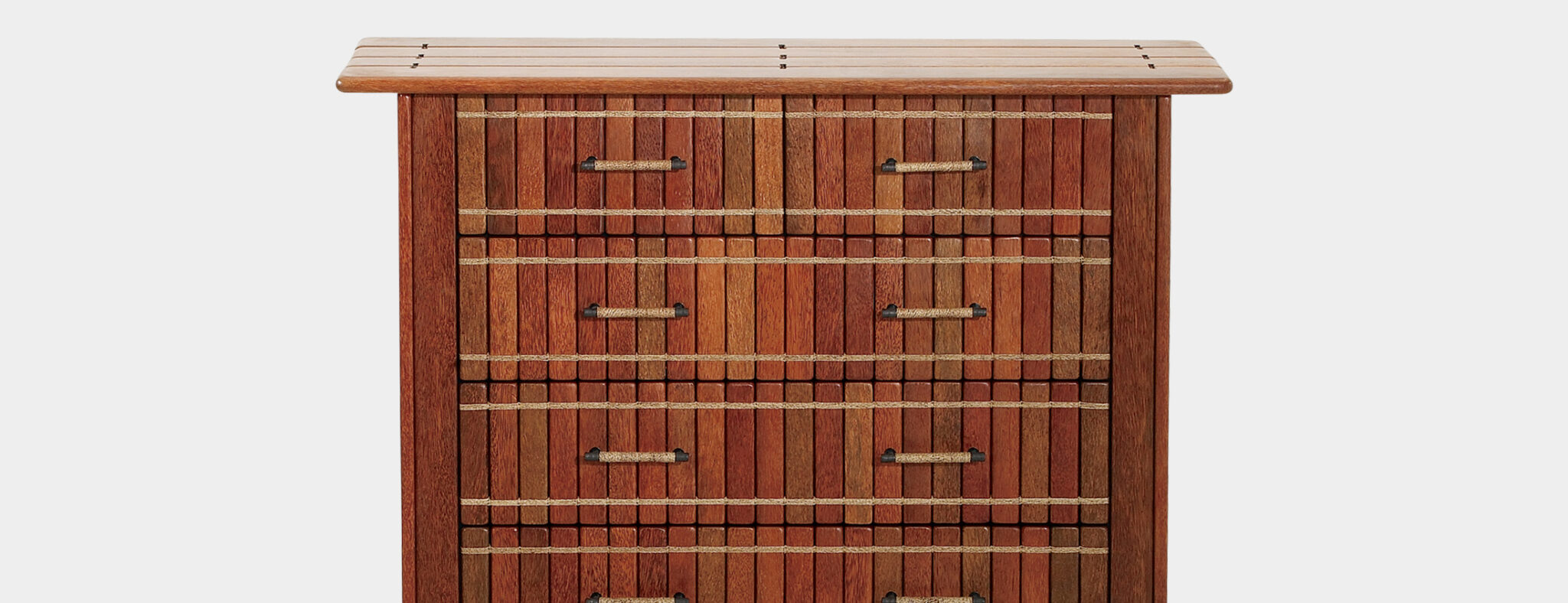 Six Drawer Upright Unit PACIFIC GREEN FURNITURE Exotic Palmwood